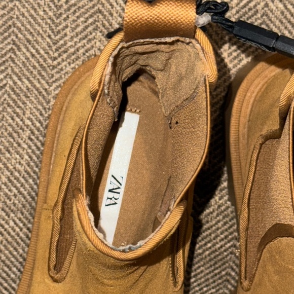 NWT Zara Brown 2” Stylish Platform Boots Shoes Womens Size 5 - Picture 14 of 15